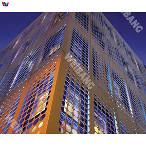 Panneau mural en métal perforé sur mesure, façade ventilée décorative, revêtement pour l'extérieur des bâtiments - Product Image 3