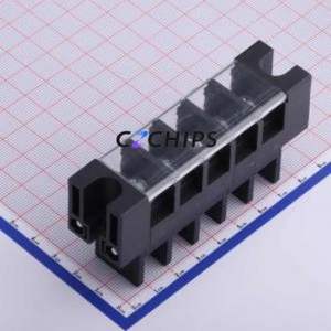 KF37S-13.0-5P Barrier Terminal Block P=13mm Connector ( Barrier Type: With Cover Plate )( Pitch: 13mm )( Construction: 1x5P ) - Product Image 1
