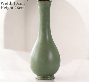 Chinese Style Glazed Ceramic Vase With Hydroponic Function for Desktop Fresh <b>Flower</b> <b>Display</b> Home Decor Accent - Product Image 5