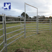 Panneaux galvanisés soudés pour bétail Cour de bétail Chèvre Mouton Panneaux de cheval Panneau de fer portable Ferme Latte Ranch Clôture Garde-corps Clôture