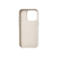 Étui de téléphone en toile blanche pour iPhone, coque de protection minimaliste, légère et fine
