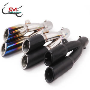 Silencieux d'échappement universel à double sortie, 51mm, pour Moto <span class=keywords><strong>Honda</strong></span> CBR250R, R3, R25, R6, <span class=keywords><strong>MT</strong></span> <span class=keywords><strong>07</strong></span>, GSXR 600, Z800 - Product Image 1
