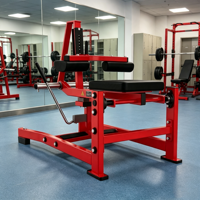 Machine commerciale de soulevé de mollets assis à charge libre pour l'entraînement de la force des mollets, équipement de fitness pour salle de sport