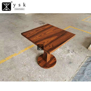 Mesas de Comedor Cuadradas de Madera de Palisandro Santos Hechas a Medida para 4 Personas, Diseño para Hoteles y Restaurantes de Lujo DT-1019 - Product Image 2
