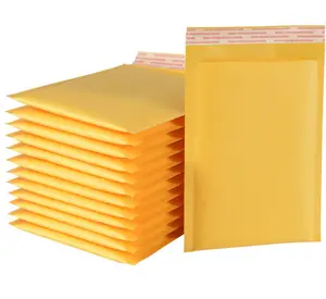 Настраиваемые конверты из розового золота с пузырьками, конверты с мягкими металлическими пузырьками, на складе, доступны в различных размерах