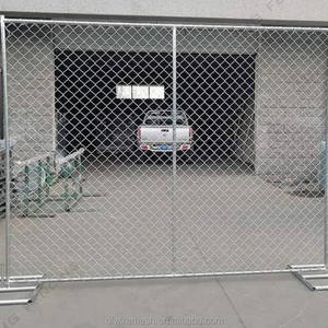 แผงรั้วตาข่ายเหล็กชุบสังกะสีแบบอเมริกัน ขนาด 4x10 ฟุต สำหรับกรงสุนัข รั้วชั่วคราว - Product Image 2