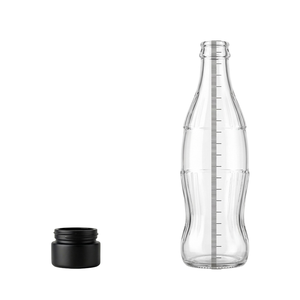 Pot en verre noir mat premium à ouverture rotative 48 mm pour cosmétiques, bougies, miel, épices, logo personnalisé disponible - Product Image 3