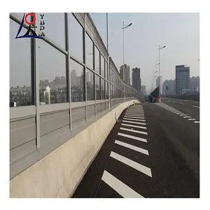 Anti ses trafik yol ses bariyeri metal duvar azaltma gürültü bariyeri otoyol ses geçirmez çit