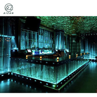Comptoir de bar LED moderne et grand format, design élégant et luxueux pour pub, boîte de nuit, bar à vin, personnalisable, 2026