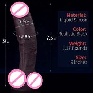 Dildo Realista de Dragão de 9 Polegadas - Silicone Líquido Macio Semelhante à Pele, Pênis Gigante com Ventosa Forte, Brinquedos Sexuais para Adultos Sem Mãos - Product Image 4