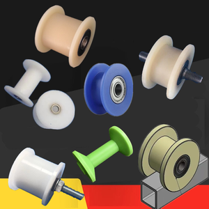 Naylon kasnak tekerlekler plastik rulo tekerlek plastik naylon kasnak tekerlek H oluklu role zincir geçiş rayı kasnak ID 15MM - Product Image 2