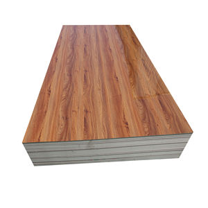 Panneau mural en PVC pour revêtement mural, grain de <span class=keywords><strong>bois</strong></span> naturel, durable, léger, imperméable, ignifuge, facile à nettoyer, pour intérieur - Product Image 3