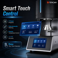 Oven Laboratorium Gigi Cepat OEM 1700 C TENCAN TC-BDF (PLUS)-1L Multibahasa, Pemanas Cepat, Tungku Sintering Zirkonia