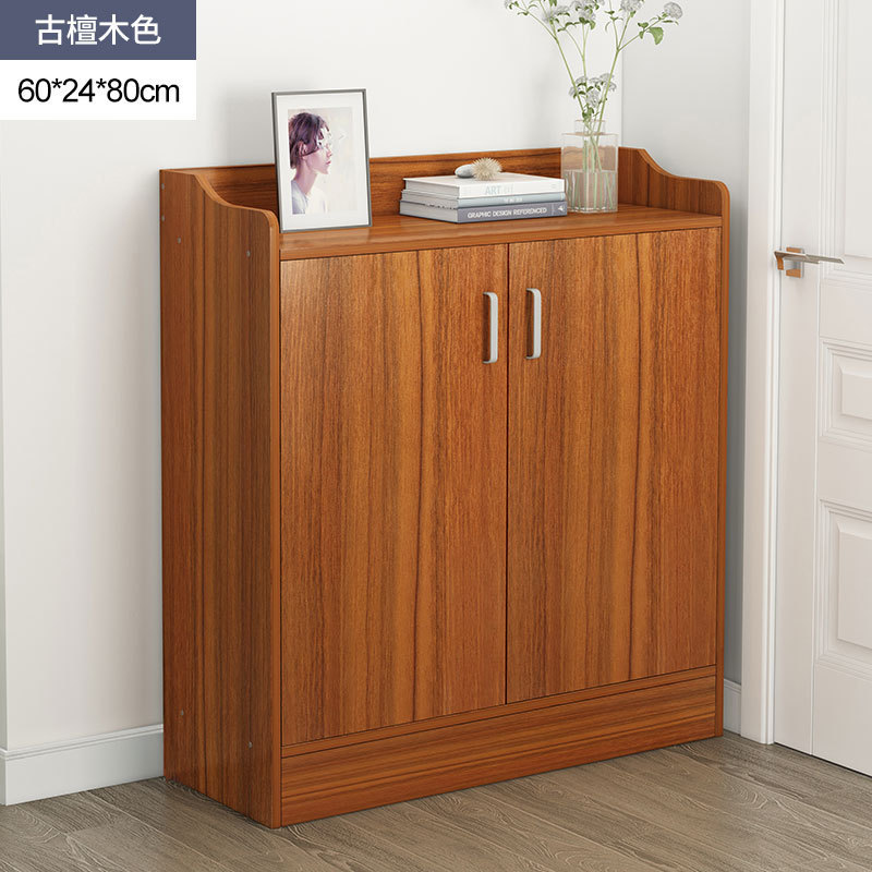 Style simple, deux portes en bois de santal antique