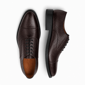 Zapatos Oxford de Cuero Genuino, Calzado Formal con Cordones Clásicos, Cómodos para Oficina, Fabricante Mayorista - Product Image 6