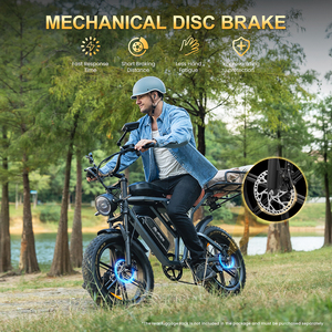 Bicicleta Eléctrica JANSNO X70 Versión Doble Batería 48V17AH+20Ah 250W, Velocidad Máxima 25KMH, Almacén UE, Venta al Por Mayor MTB, Neumático 20*4.0 - Product Image 5