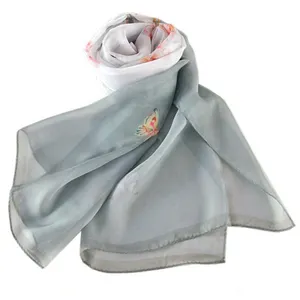 Màu Xanh PHOENIX Manta 100% Polyester In Kỹ Thuật Số Thời Trang Arab Hijab Giá Rẻ Khăn Choàng Phụ Nữ Bọc Sunggle Dupatta Ấm Cúng Bán Buôn