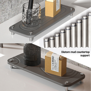 Wugeon <span class=keywords><strong>acier</strong></span> inoxydable entièrement fileté diatomée boue plateau lavage support de verre attache-étanche à l'humidité résistant à la rouille - Product Image 1