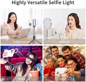 <span class=keywords><strong>2021</strong></span> nuevo Selfie Ring Light up Cover Led iluminado Selfie linterna luminosa funda para iPhone 12/12 Pro - Product Image 5