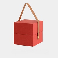 Luxury High-end Custom Logo Square Rigid Box Recyclable Paperboard Perfume Packaging Paper Boxes with Handle