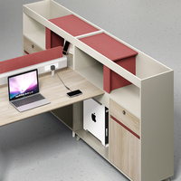 Mobilier de bureau commercial au design moderne table de séparation de bureau d'ordinateur debout modulaire pour un travail de bureau efficace