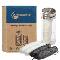 Fil dentaire végétalien écologique en vrac – Fibres de maïs biodégradables, charbon de bambou, fils de soie – Saveurs personnalisées – Bouteille en verre