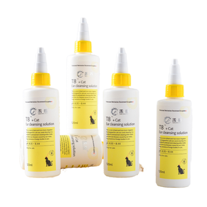 Kediler ve köpekler için lüks CE ISO sertifikalı Pet kulak temizleyici çözüm kolay temizlenebilir stoklanan 200mL - Product Image 1