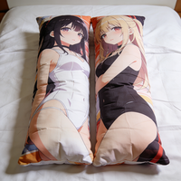 Oreiller corporel anime personnalisé, grand format, doux, soutien latéral et dorsal, coussin de lit lavable, écologique, style japonais