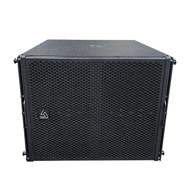 Q18S Single 18" Inch Active Birch Plywood Subwoofer-Professional Audio Speaker 1250W-5000W Output Hi-Res Audio 4-Channel