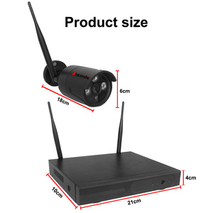 Anxinshi 2MP 1080P <span class=keywords><strong>HD</strong></span> на открытом воздухе NVR беспроводной комплект домашней безопасности камера системы Беспроводной NVR 8-канальный сетевой видеорегистратор видеонаблюдения камера комплект - Product Image 6