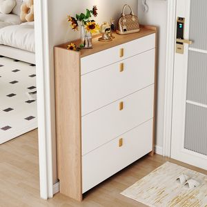 Zapatero Ultra Delgado Moderno para Entrada, Diseño que Ahorra Espacio para Uso Doméstico - Product Image 4