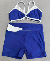 Tops Deportivos Cortos para Niñas, Shorts de Ciclismo, Tops de Ballet, Danza y Yoga