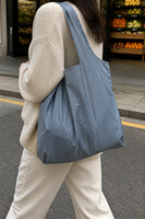 Sac fourre-tout en nylon personnalisé avec logo, vente en gros, sac d'épicerie réutilisable écologique, fabricant pour salons professionnels, OEM