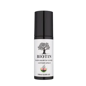 Биотин лосьон для роста волос, органический травяной экстракт против выпадения волос и эффективного лечения облысения