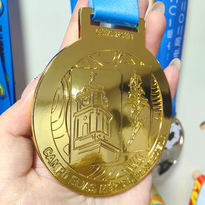 Fabricant Free Design Gold Silver Bronze Award Medal Natation Finisher Sports Metal Medals - Product Image 3