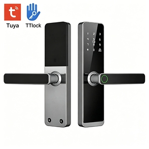 Cerradura Inteligente Wi-Fi con Seguridad por Aplicación Tuya OEM/ODM, Serie 5050, Cerradura de Embutir con Huella Dactilar y Contraseña para Puertas de Aluminio, Uso Doméstico en la Nube, S1-1T - Product Image 1