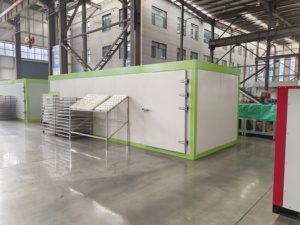 Secador de Bandeja de 1000W 380V con Calefacción Eléctrica, Panel de Aislamiento, Control PLC y Banda Transportadora Automática para Procesamiento de Alimentos - Product Image 1