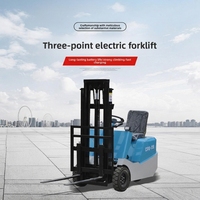 Chariot élévateur électrique compact CPD-08 de 0,8 tonne à trois points, nouveau transpalette de manutention de petites charges