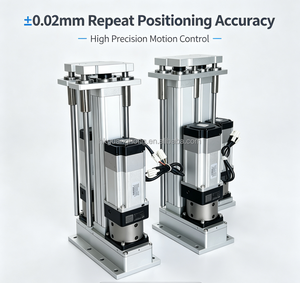 Electric <b>Linear</b> <b>Actuator</b> Aluminum Body Plunger Cylinder High Precision Motion Control ±0.02mm Accuracy - Product Image 1