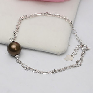 Accesorios DIY para Mujer, Cadena de Plata S925, Brazalete Hecho a Mano, Cadena de Eslabones Vacía para Decorar, Semi Moda - Product Image 4