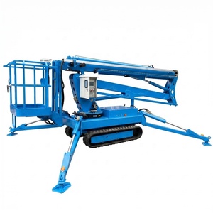 Piattaforma aerea cingolata OFY con braccio telescopico idraulico, rotazione a 360°, altezza 14M/16M, alimentazione Elettrica/Benzina/Diesel - Product Image 5