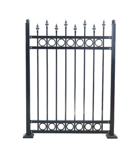 Clôture <span class=keywords><strong>tubulaire</strong></span> de sécurité en aluminium moulé sur mesure de 6 pieds pour maisons, service de modélisation 3D, embout de poteau - Product Image 6