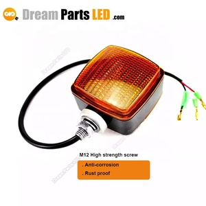 ไฟเลี้ยวหน้ารถยก 12-80V ขนาด 85 มม. แบบ LED สองด้าน สีขาวเหลือง ไฟเตือน IP67 กันน้ำ ได้รับการรับรองมาตรฐาน CE ROHS Dream - Product Image 5