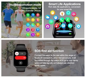 DENIXI ET570 untuk Jam Tangan Pintar dengan Pemantauan EKG, Detak Jantung, Suhu, Tekanan Darah, Jam Tangan Olahraga untuk Pria Wanita - Product Image 4