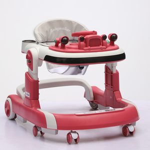Andador Multifuncional Anti-Rollover Dobrável de Plástico com Capacidade de 20KG para Crianças de 6 Meses a 3 Anos Meninos e Meninas Aprendizado Leve - Product Image 5