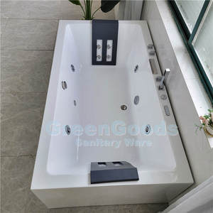 Baignoire japonaise de Massage à bulles d'air avec lumière Led - Product Image 4