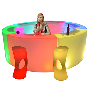 Glowing Furniture Portable Commercial Restaurant Coffee Shop <strong>LED</strong> Lighting bar <strong>Counter</strong> for Outdoor Event Party Nightclub Garden - Product Image 2