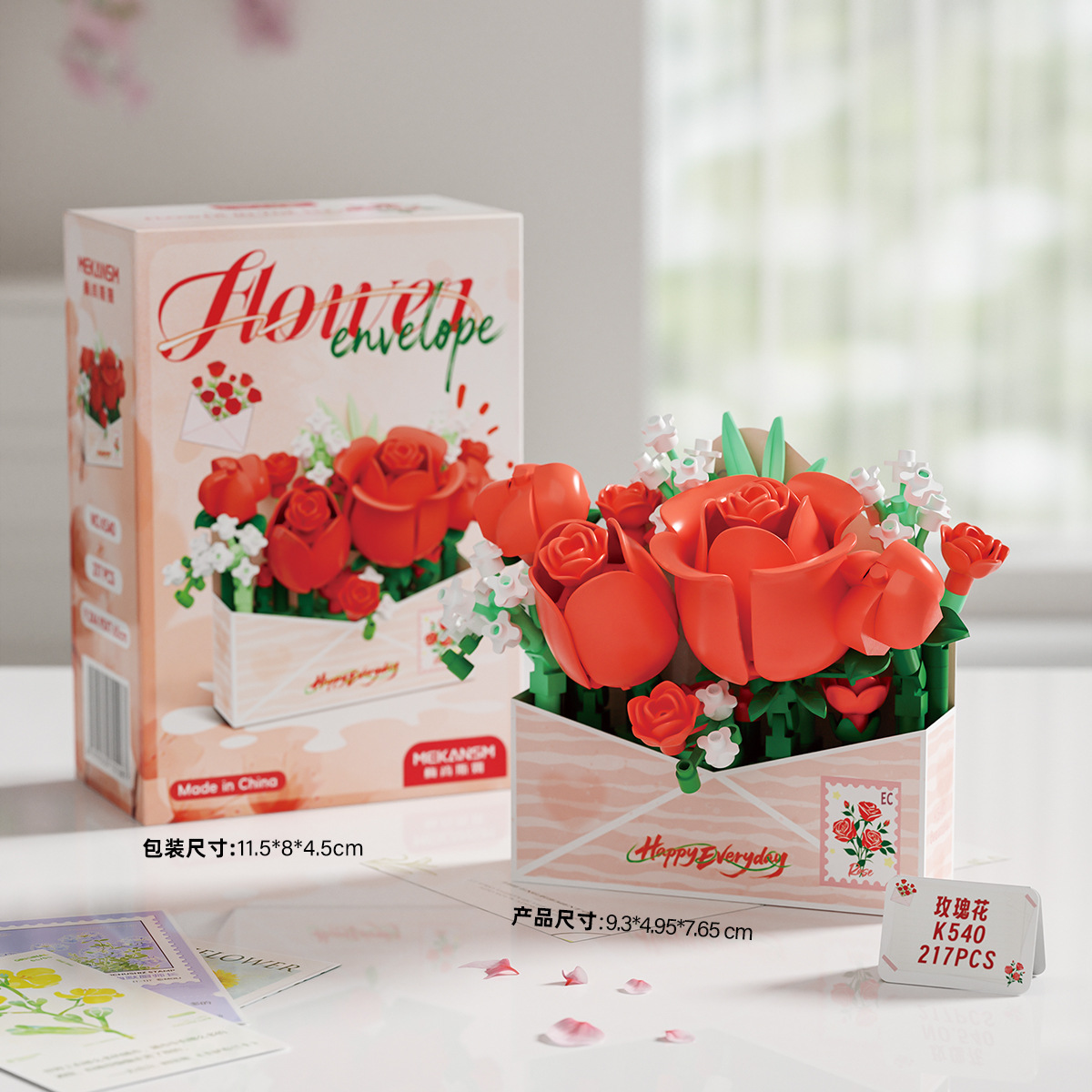 K540 Fleurs et Lettres - Roses