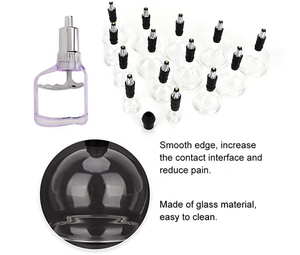 Set bekam vakum isi 14 buah, bekam kaca mulut panjang, kemasan PLA - Product Image 5