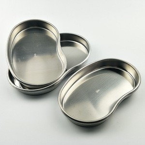 Plateau de désinfection en acier inoxydable Oliver 304, grand, moyen, petit, courbé, pour usage médical - Product Image 2